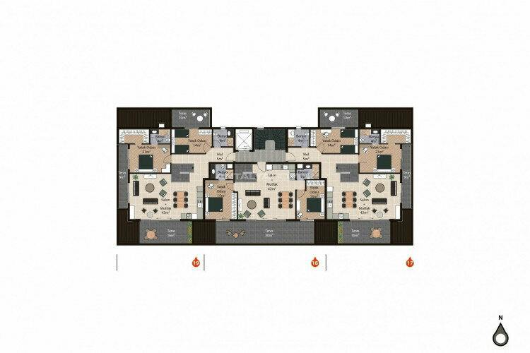 Квартира 4+1 в Анталии, Турция | STE-45116