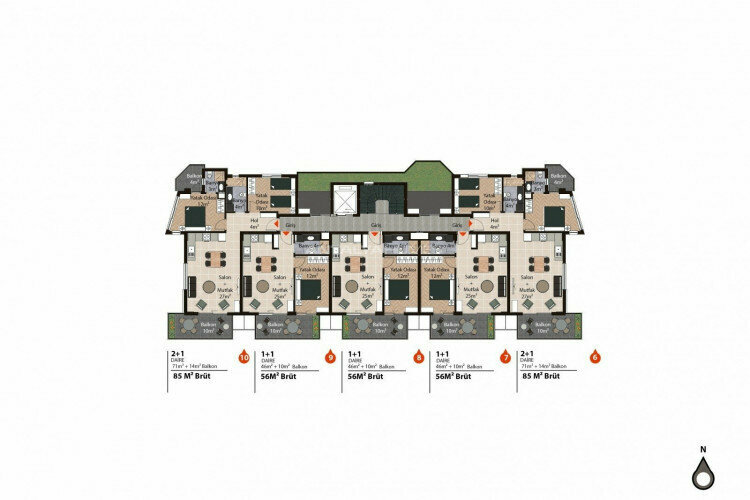 Квартира 4+1 в Анталии, Турция | STE-45116