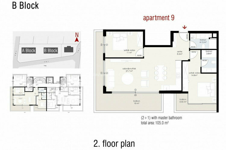 Квартира 3+1 в Анталии, Турция | PBB-45113