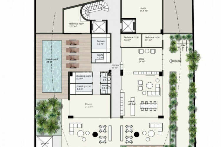 Квартира 1+1 в Анталии, Турция | STE-45126