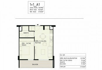 Квартира 2+1 в Кепезе, Анталия, Турция | PBB-44852