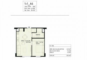 Квартира 2+1 в Кепезе, Анталия, Турция | PBB-44852