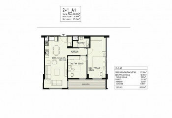 Квартира 2+1 в Кепезе, Анталия, Турция | PBB-44852