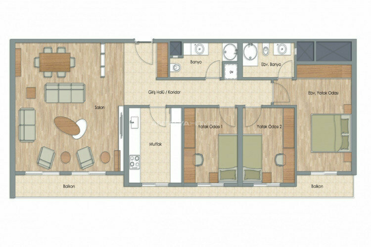 Квартира 2+1 в Картале, Стамбул, Турция | SBB-46393