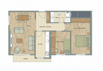 Квартира 2+1 в Картале, Стамбул, Турция | SBB-46393