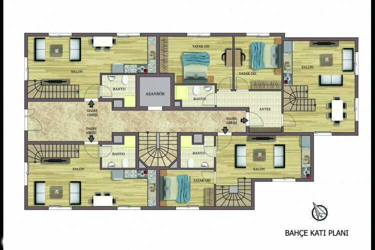 Квартира 2+1 в Коньяалты, Анталия, Турция | STE-44971