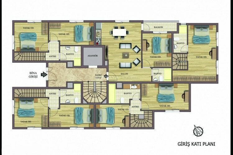 Квартира 2+1 в Коньяалты, Анталия, Турция | STE-44971