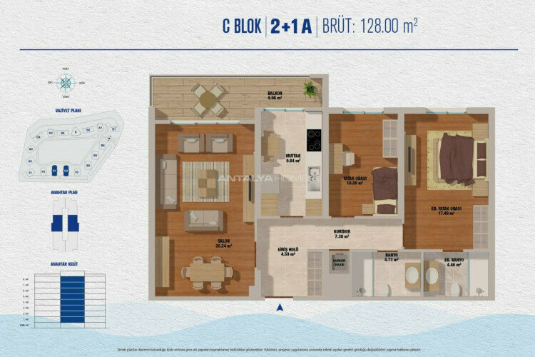 Квартира 3+1 в Стамбуле, Турция | PKK-46423