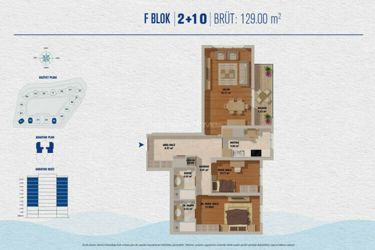 Квартира 3+1 в Стамбуле, Турция | PKK-46423