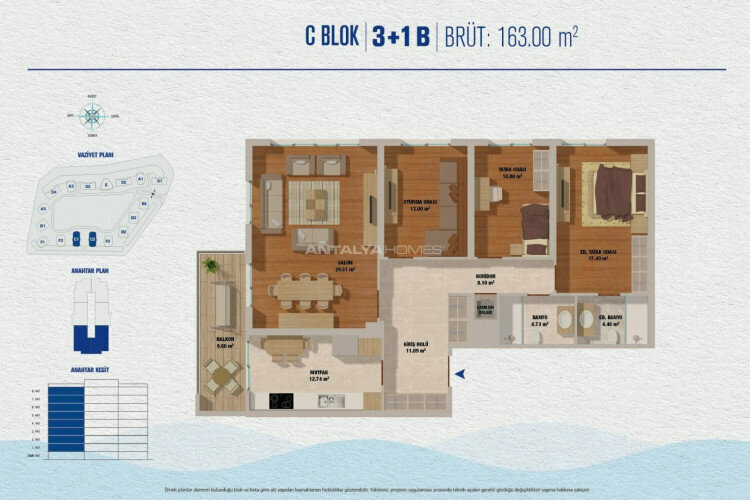 Квартира 3+1 в Стамбуле, Турция | PKK-46423