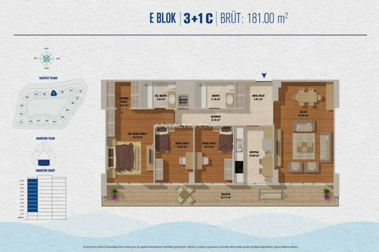 Квартира 3+1 в Стамбуле, Турция | PKK-46423