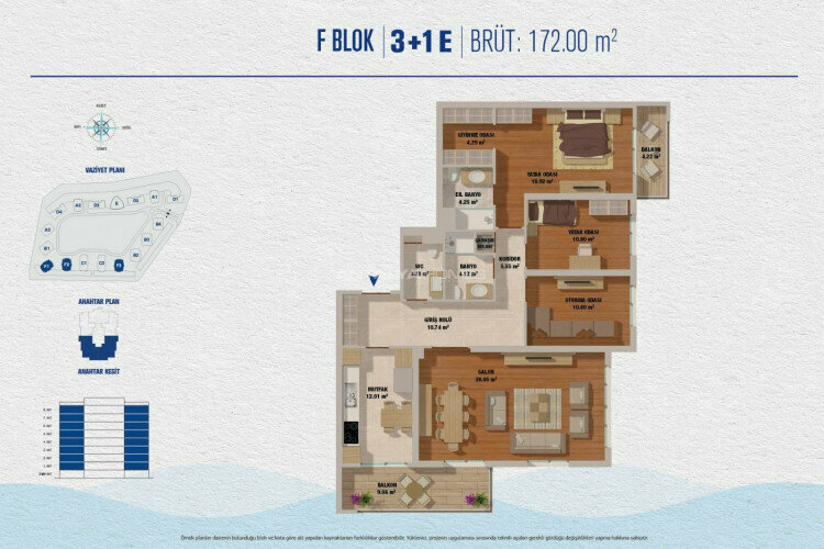 Квартира 3+1 в Стамбуле, Турция | PKK-46423