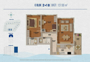 Квартира 3+1 в Стамбуле, Турция | PKK-46423