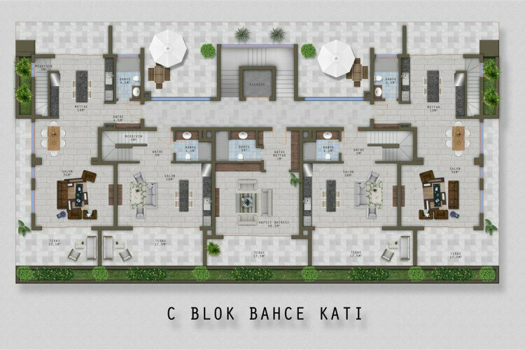 Квартира 2+1 в Каргыджаке, Алания, Турция | PTE-13769