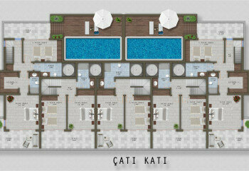 Квартира 2+1 в Каргыджаке, Алания, Турция | PTE-13769