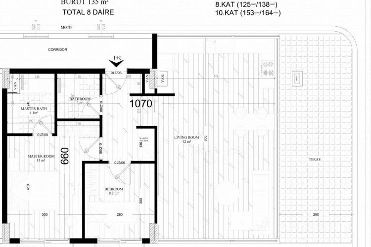 Квартира 3+1 в Анталии, Турция | STE-45187