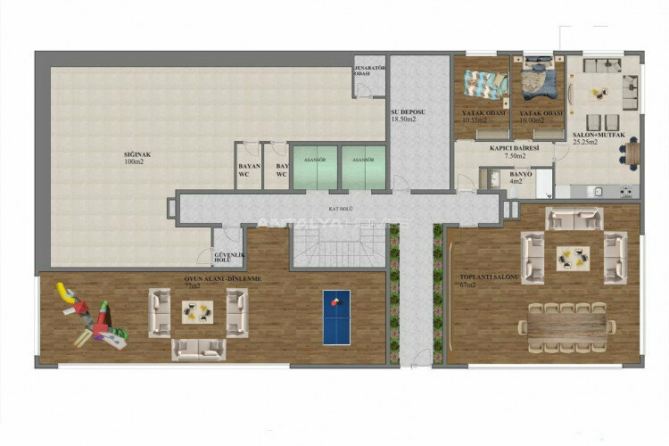 Квартира 4+1 в Анталии, Турция | STE-45181