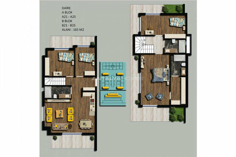 Квартира 2+1 в Коньяалты, Анталия, Турция | SBB-45197