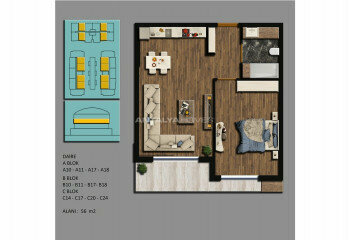 Квартира 3+1 в Коньяалты, Анталия, Турция | PKK-45198