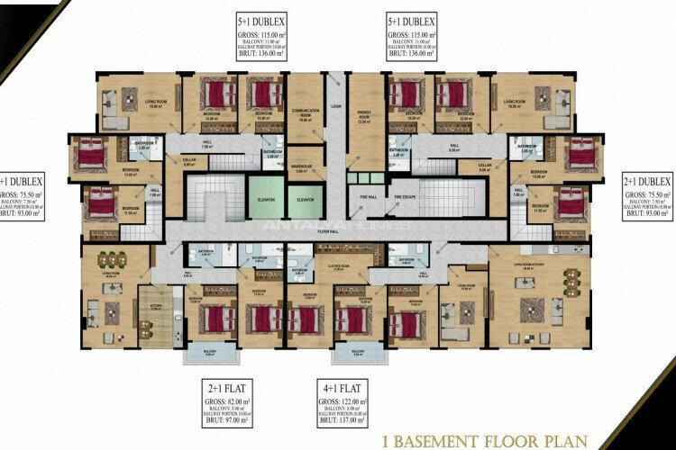 Квартира 2+1 в Анталии, Турция | PBB-45155