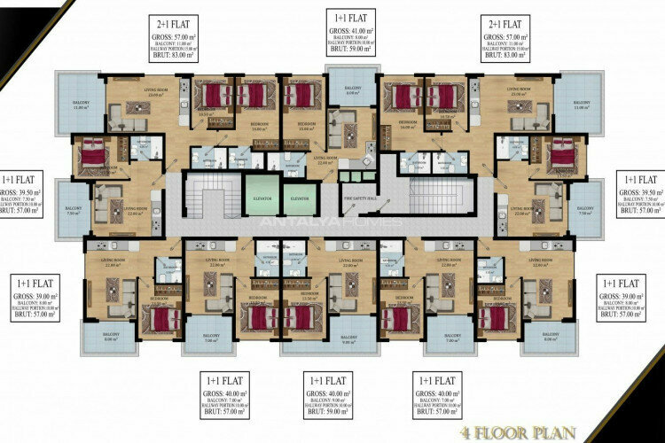 Квартира 2+1 в Анталии, Турция | PBB-45155