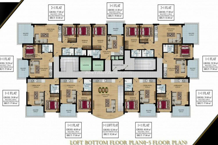 Квартира 2+1 в Анталии, Турция | PBB-45155