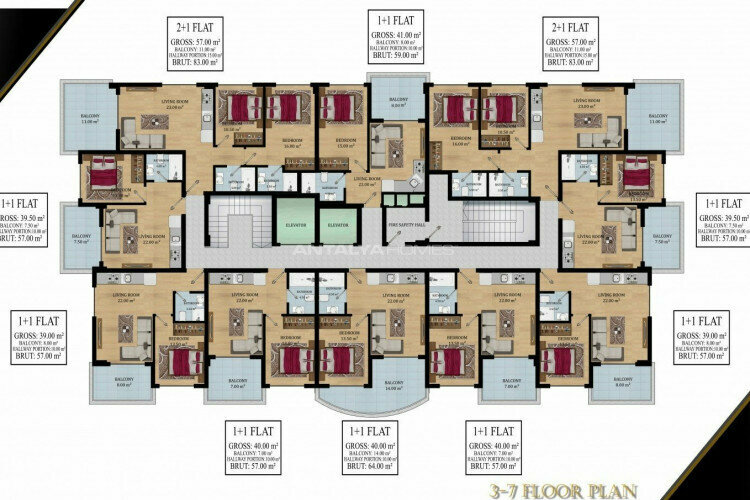 Квартира 3+1 в Анталии, Турция | PKK-45157