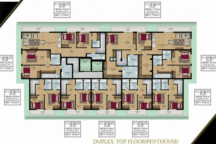 Квартира 3+1 в Анталии, Турция | PKK-45157