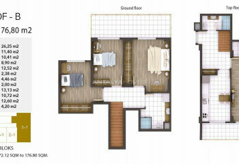 Квартира 3+1 в Коджаэле, Турция | PTE-46778