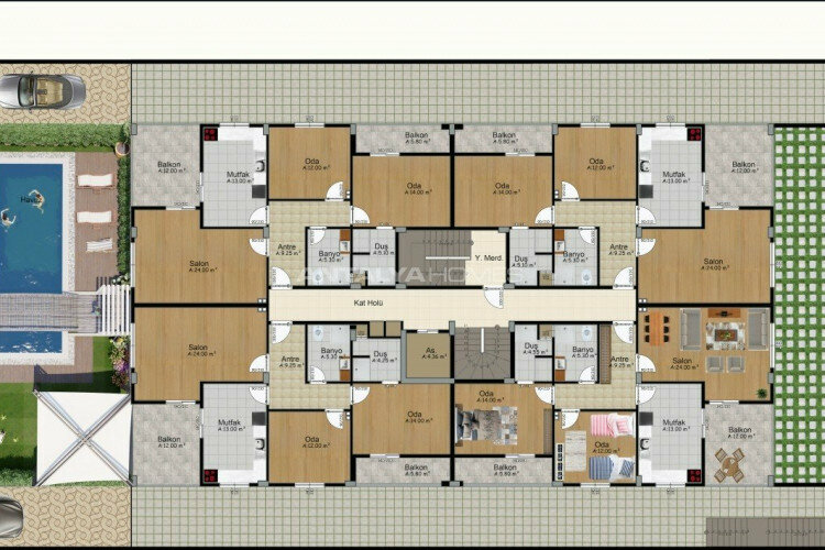 Квартира 2+1 в Бурсе, Турция | SBB-46898