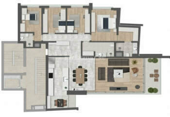 Квартира 3+1 в Анталии, Турция | PKK-10672