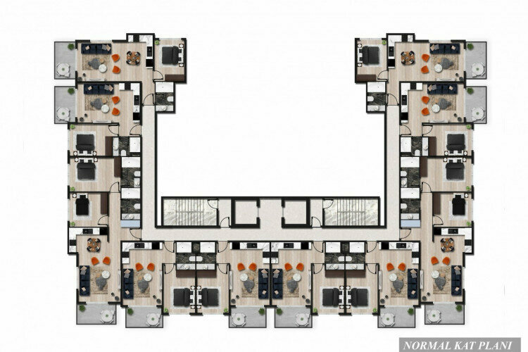 Квартира 2+1 в Анталии, Турция | STE-45215