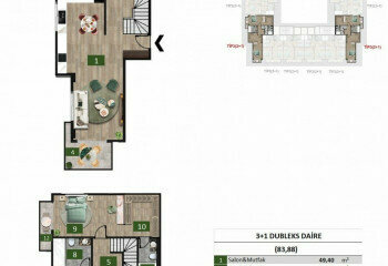 Квартира 2+1 в Анталии, Турция | STE-45215