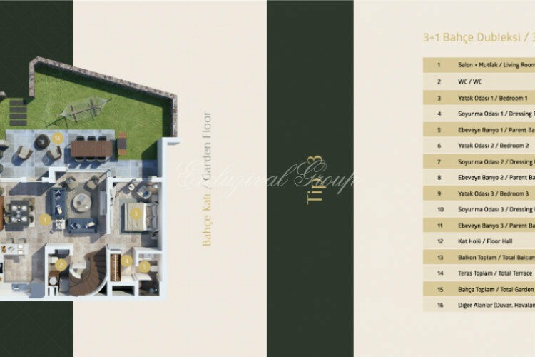 Квартира 2+1 в Бодруме, Турция | STE-10638