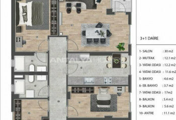 Квартира 2+1 в Ялове, Турция | SBB-46972