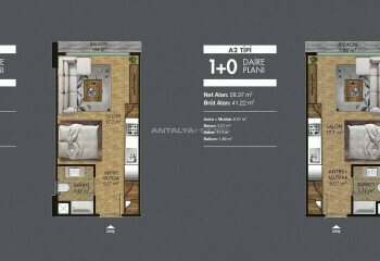 Квартира 1+1 в Ялове, Турция | PTE-46968