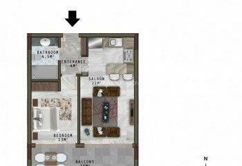 Квартира 2+1 в Анталии, Турция | STE-45251