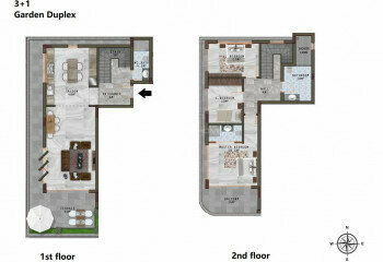 Квартира 2+1 в Анталии, Турция | STE-45251