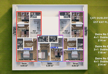 Квартира 4+1 в Анталии, Турция | PTE-45142