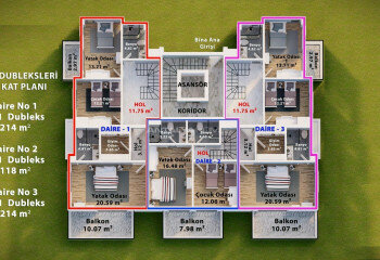 Квартира 4+1 в Анталии, Турция | PTE-45142