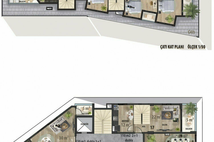 Квартира 2+1 в Анталии, Турция | PKK-45260