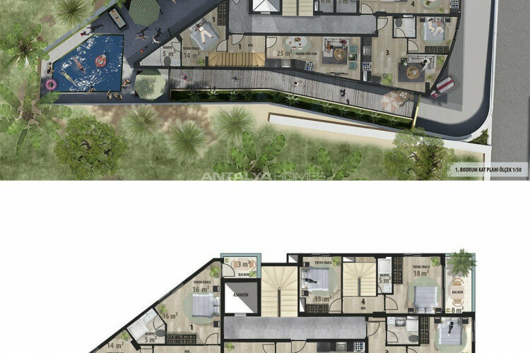 Квартира 2+1 в Анталии, Турция | PKK-45260