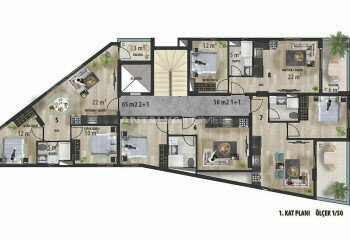 Квартира 2+1 в Анталии, Турция | PKK-45260