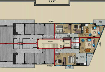 Квартира 4+1 в Муратпаше, Анталия, Турция | STE-45285