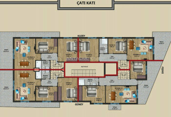 Квартира 4+1 в Муратпаше, Анталия, Турция | STE-45285