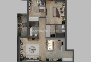 Квартира 1+1 в Анталии, Турция | SBB-45298