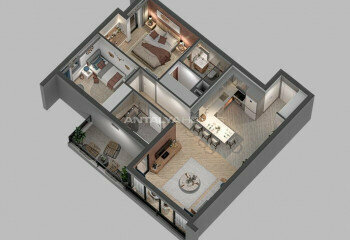 Квартира 1+1 в Анталии, Турция | SBB-45298