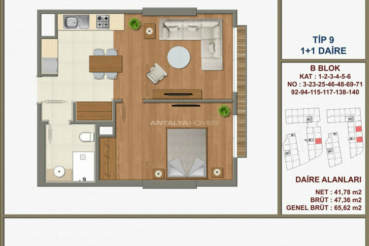 Квартира 1+1 в Бейоглу, Стамбул, Турция | STE-46660