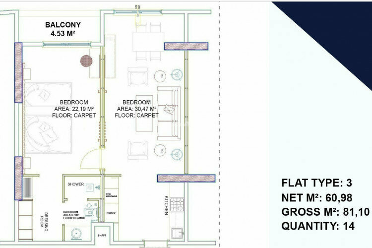 Квартира 1+1 в Ялове, Турция | STE-46989