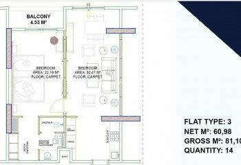 Квартира 1+1 в Ялове, Турция | STE-46989